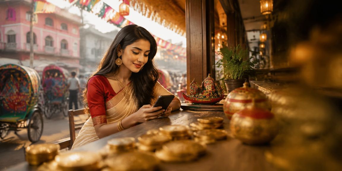 পহেলা বৈশাখে কুমিল্লায় মোবাইলে অনলাইন লটারি খেলার আনন্দময় মুহূর্ত