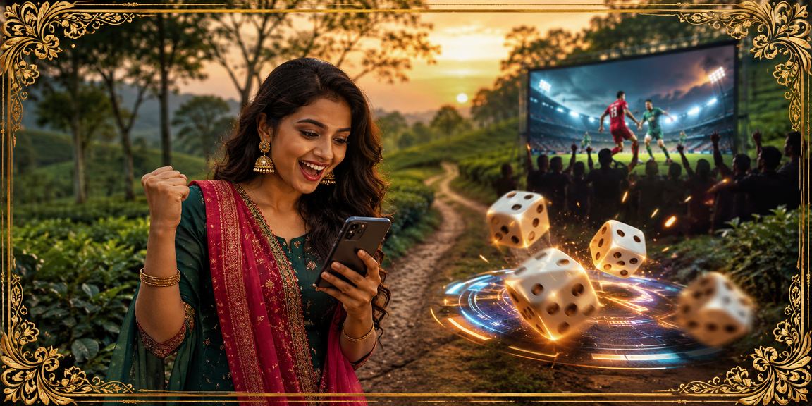রংপুরের চা বাগানে ডাইস গেমের আনন্দময় পরিবেশ