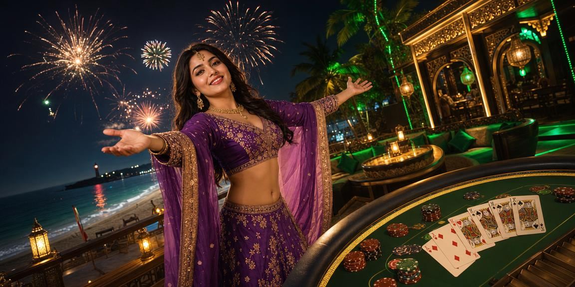 সেন্ট মার্টিন দ্বীপের সমুদ্র সৈকতে বসে মোবাইলে ak66 লটারি খেলার দৃশ্য