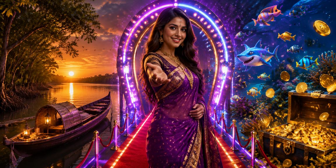 সুন্দরবনের নিয়নলাইটে ফিশিং গেমের মোবাইল অভিজ্ঞতা
